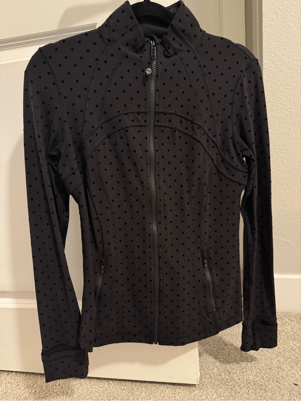 Lululemon Black Polka Dot Jacket